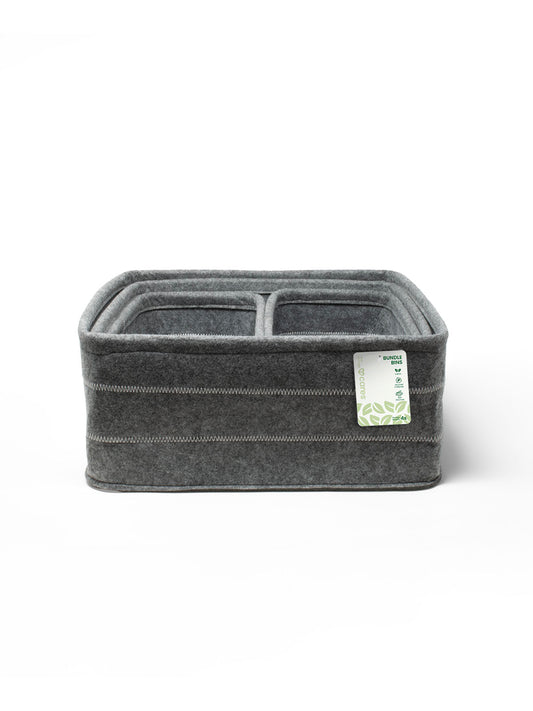 Bundle Bins 2 - 4x Felt Storage Bins