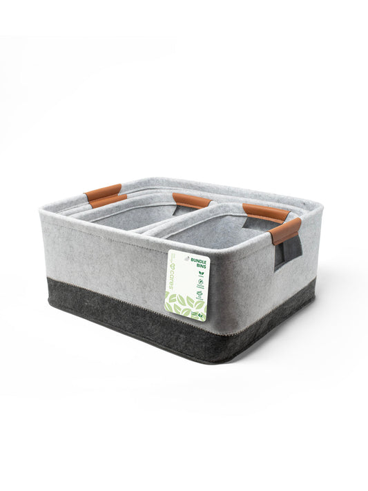 Bundle Bins 2 - 4x LG Felt Storage Bins