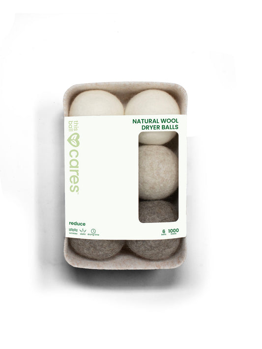 Natural Wool Dryer Balls - Assorted