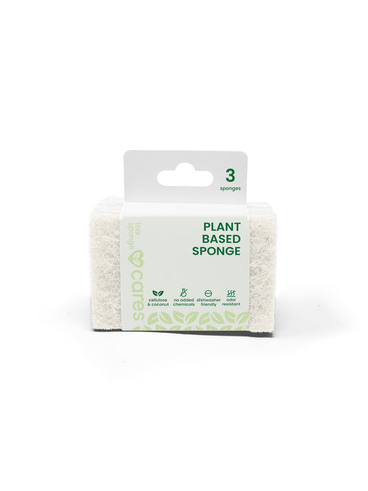 Plant Based Sponge - White