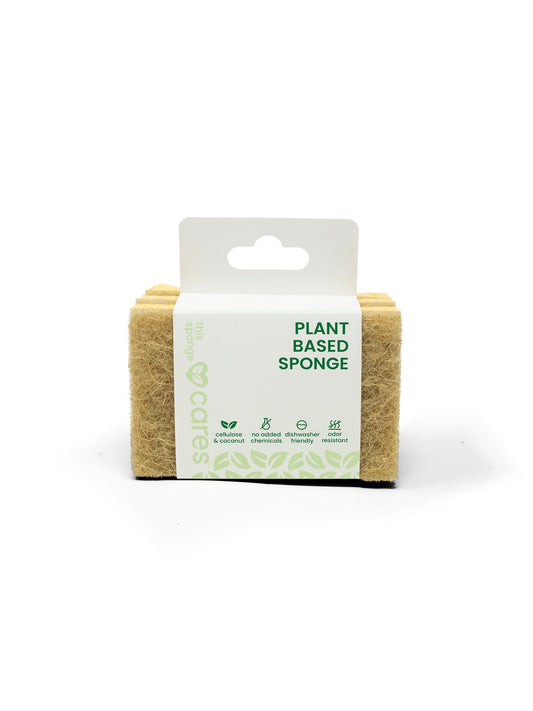 Plant Based Sponge - Brown/Yellow