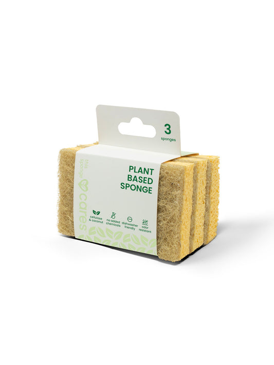 Plant Based Sponge - Brown/Yellow