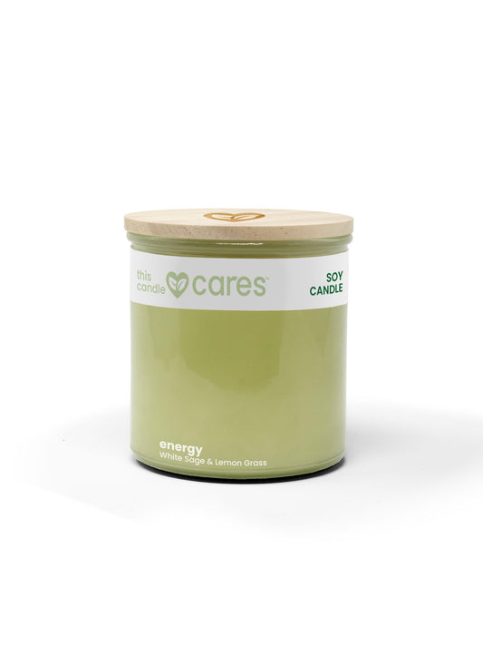 Soy Candle - White Sage & Lemongrass